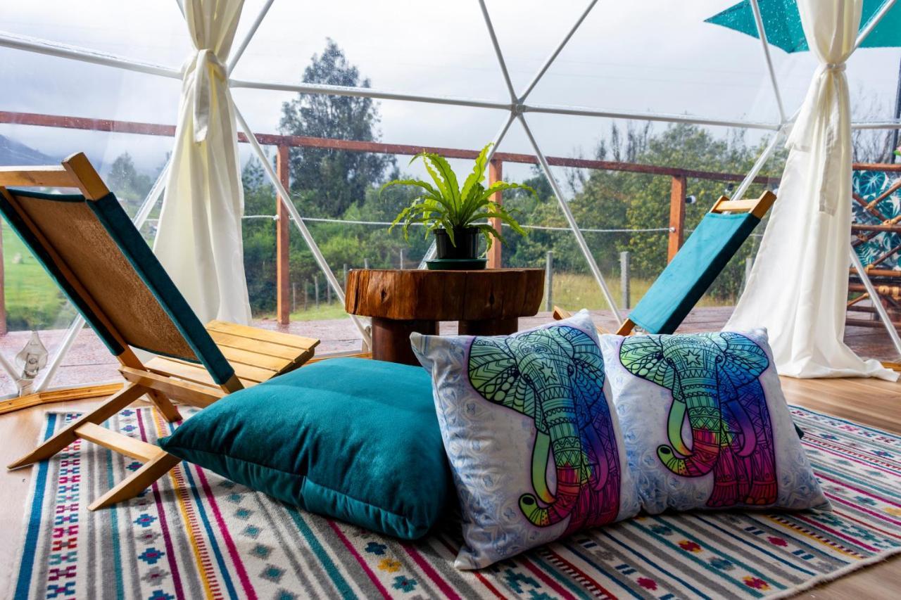 Glamping Claro De Luna Guatavita Exterior photo