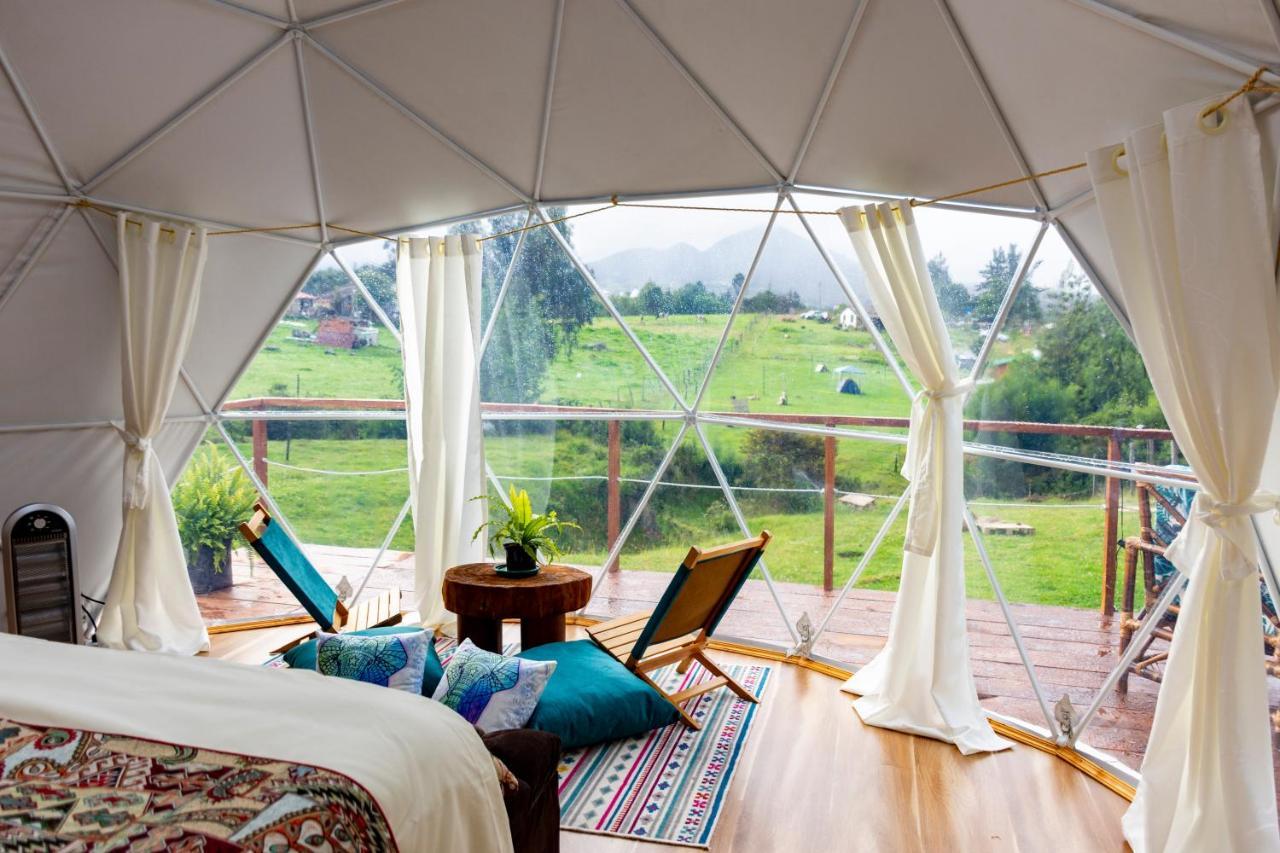 Glamping Claro De Luna Guatavita Exterior photo