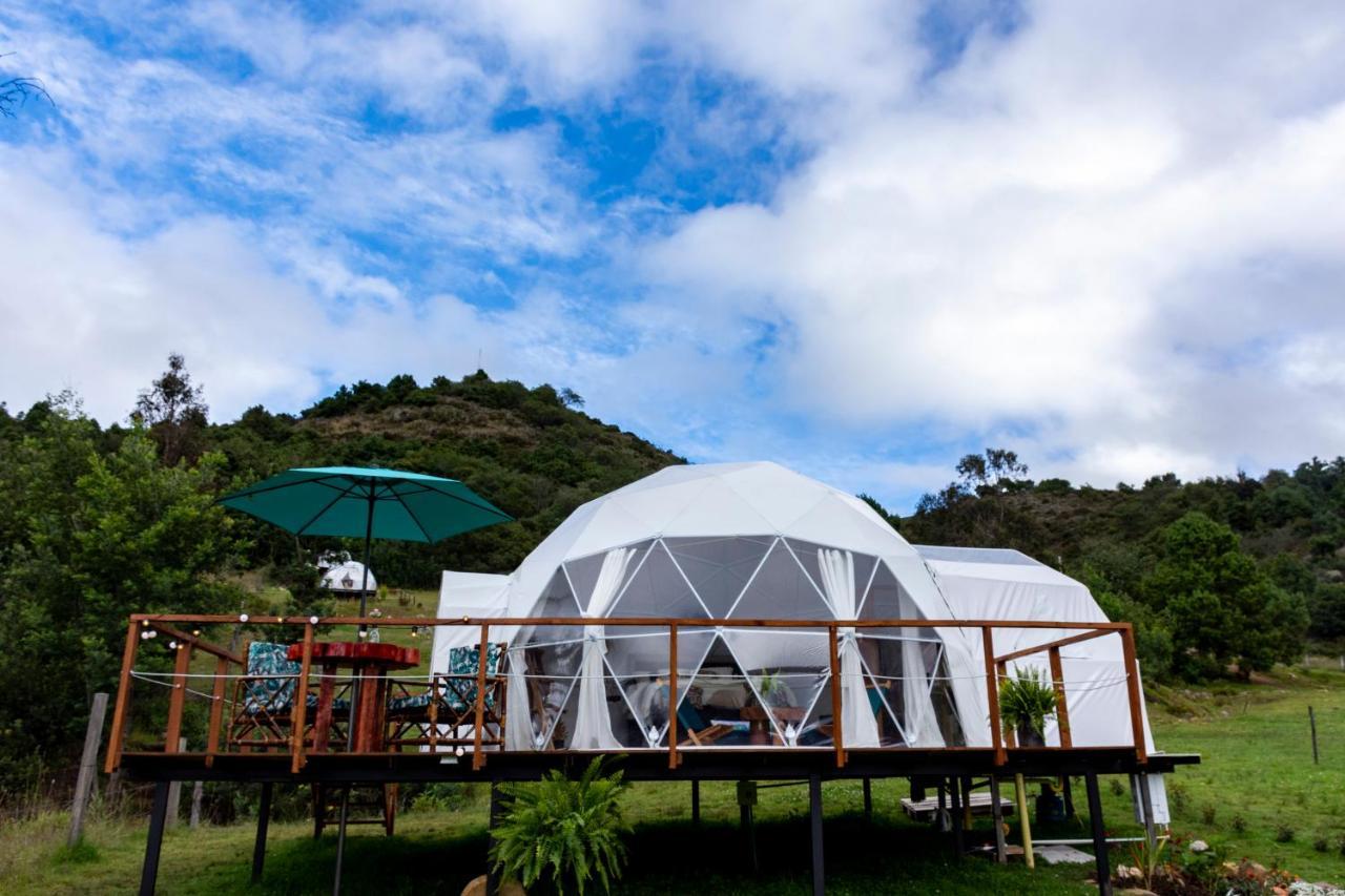 Glamping Claro De Luna Guatavita Exterior photo